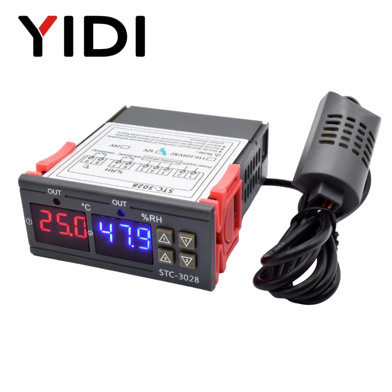 STC-3028 LED Termostato digita - Digital Hygrometer Probe recensione e prezzo