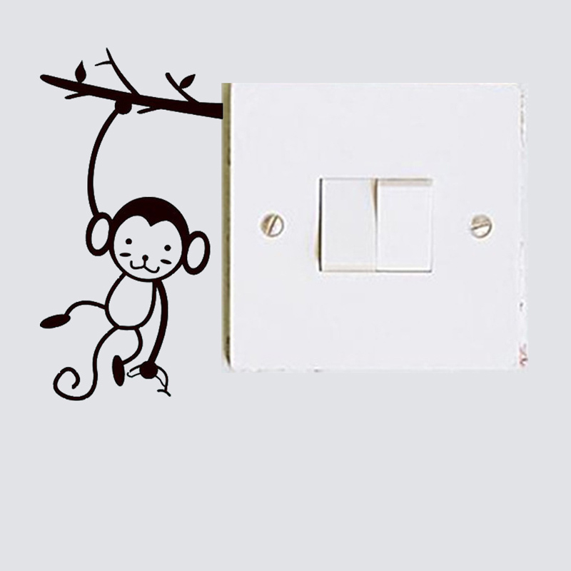 Nero carino scimmia appeso ram - Pvc Panel Background recensione e prezzo